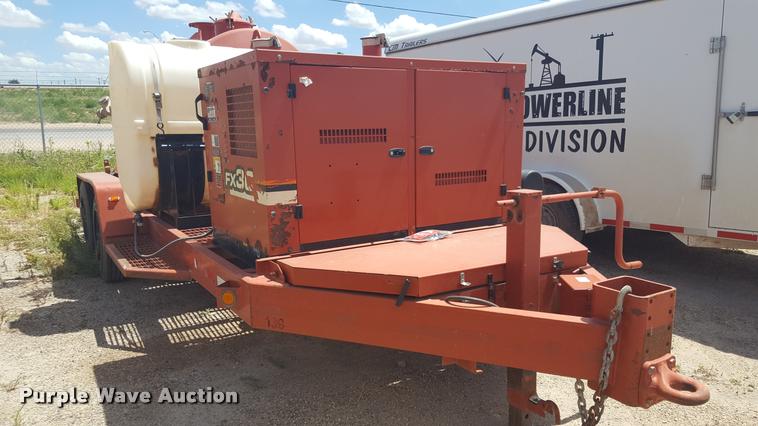 image for item L1510 2012 Ditch Witch FX30 vacuum trailer