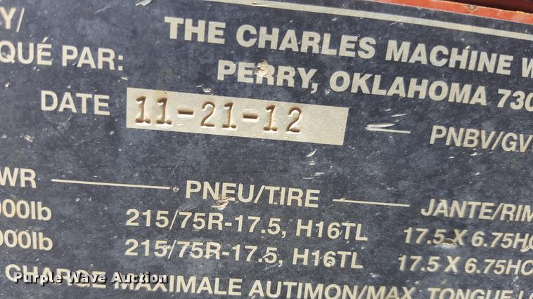 image for item L1512 2013 Ditch Witch FX30 vacuum trailer