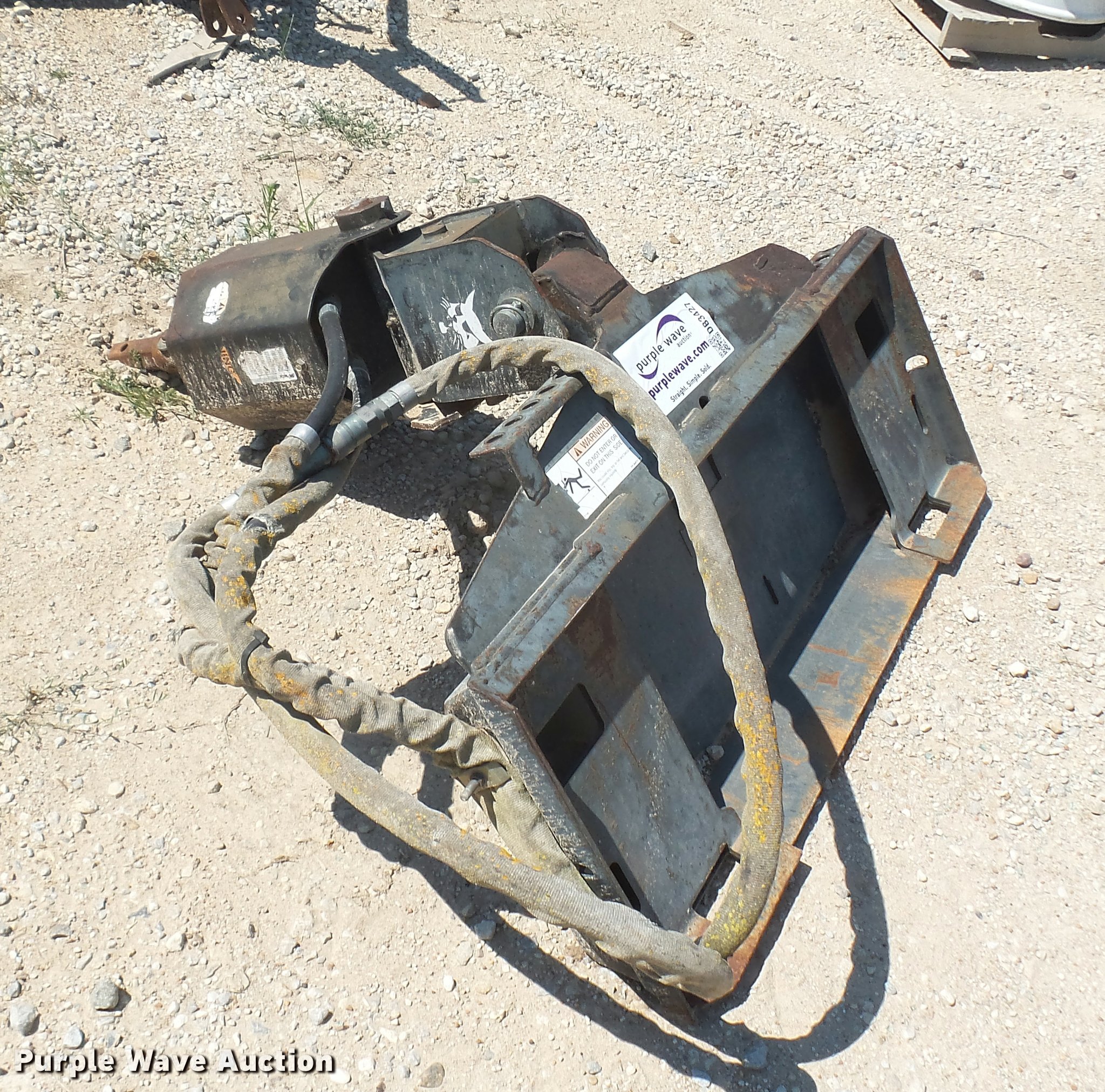 Bobcat skid steer auger in Lyons, KS Item DB3427 sold Purple Wave