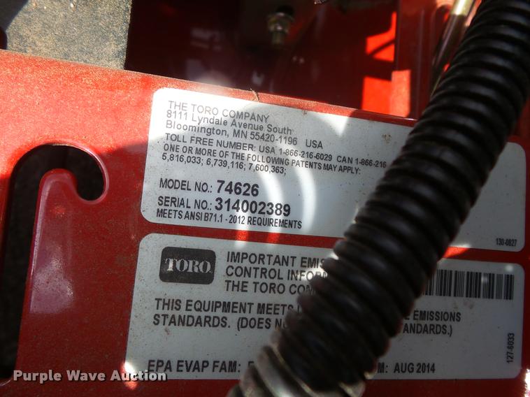 image for item DB8163 Toro Time Cutter SS4260 ZTR lawn mower