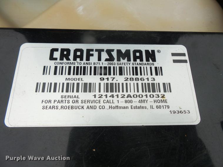 image for item DB8164 Craftsman GT6000 lawn mower