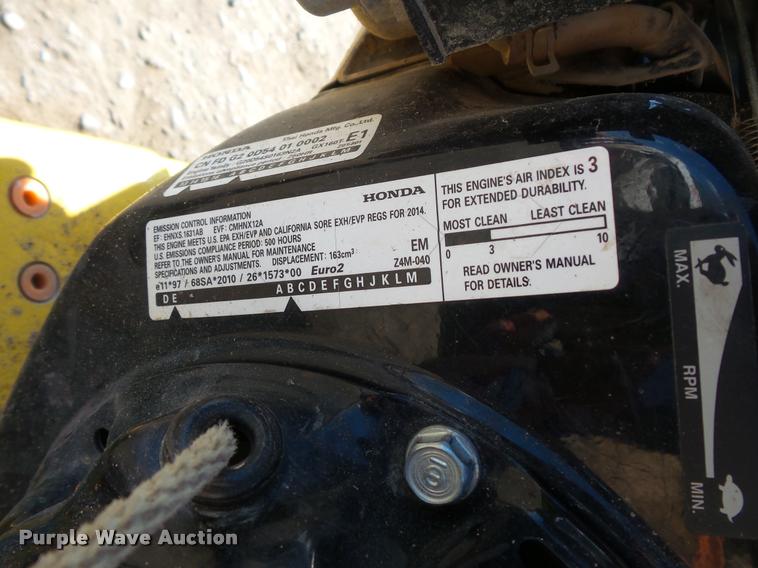 image for item DB8189 Wacker WP1550 vibratory plate compactor