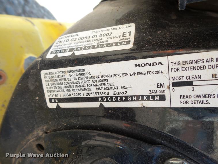 image for item DB8190 Wacker WP1550 vibratory plate compactor