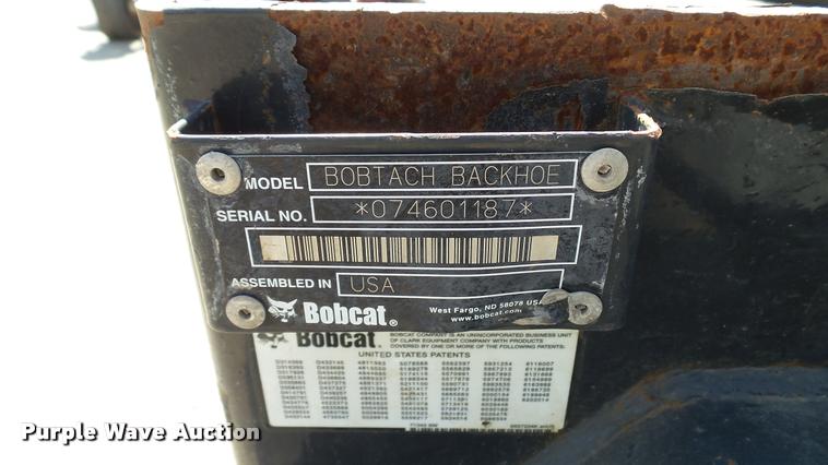 image for item DB8196 Bobcat skid steer backhoe