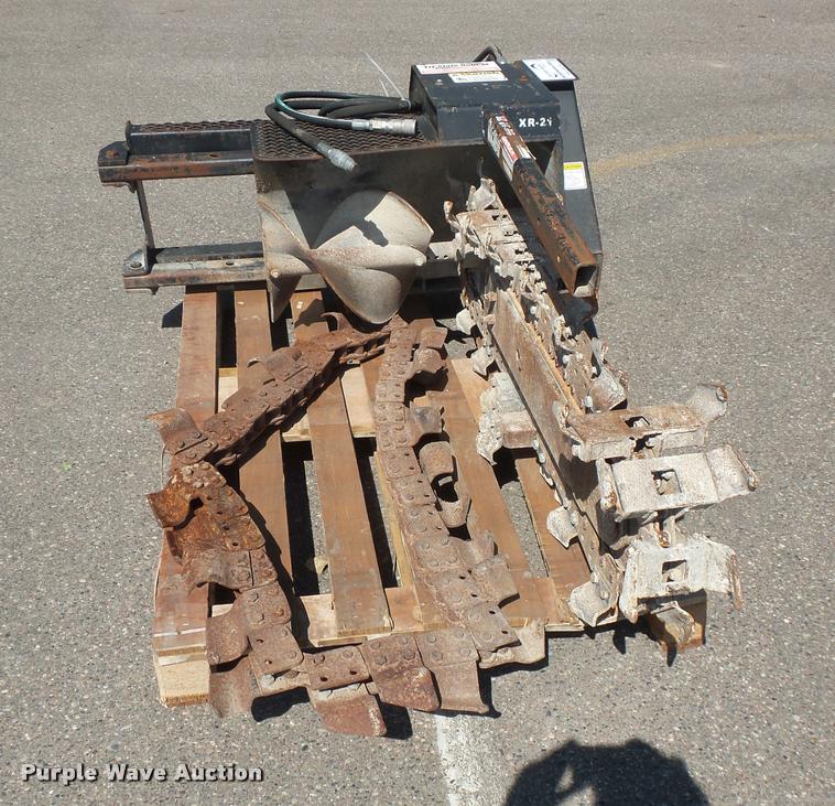 image for item DB8197 Lowe XR-21 skid steer trencher