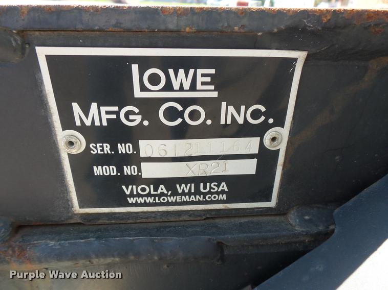 image for item DB8197 Lowe XR-21 skid steer trencher