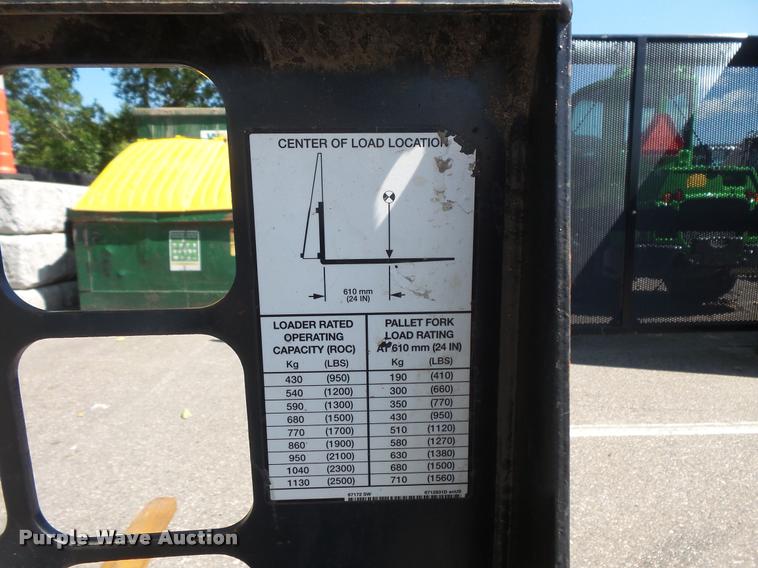 image for item DB8203 Bobcat skid steer pallet forks