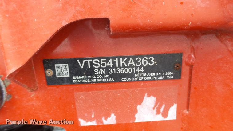 image for item DC2704 Exmark Vantage riding lawn mower