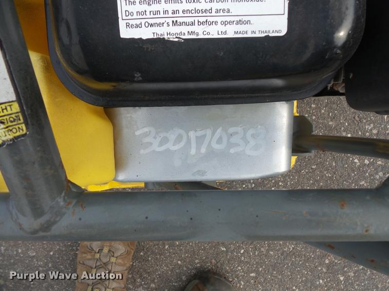 image for item DC2711 Wacker WP1550 plate compactor