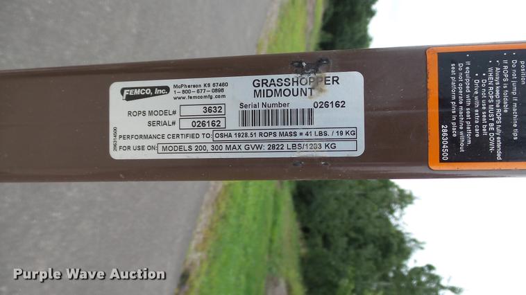 image for item DC2713 Grasshopper 430D lawn mower