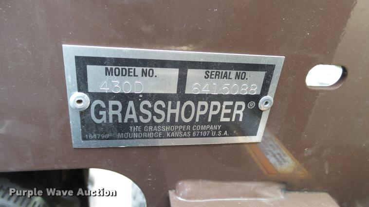 image for item DC2713 Grasshopper 430D lawn mower