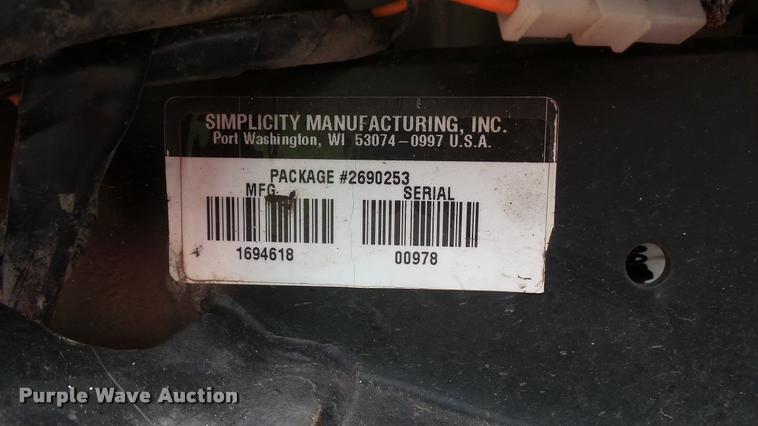 image for item DC2718 Simplicity Prestige lawn mower