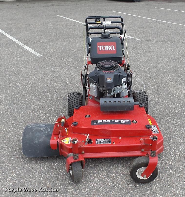 image for item DC2725 Toro Turbo Force 36 lawn mower