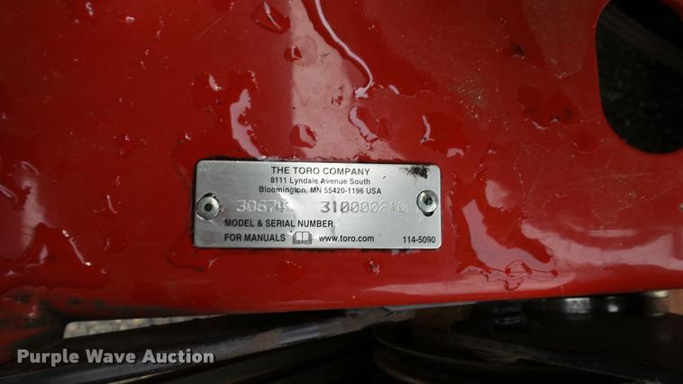 image for item DC2725 Toro Turbo Force 36 lawn mower