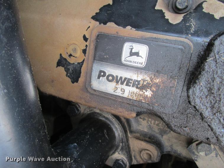 image for item K6116 2002 John Deere 250 skid steer