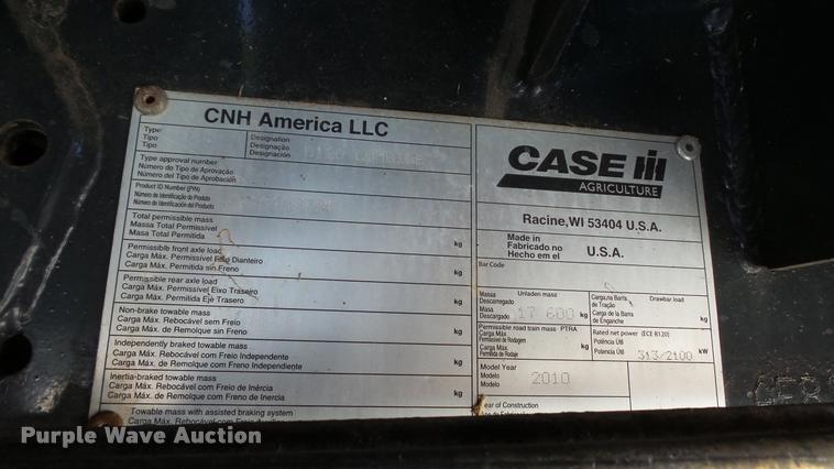 image for item DA1217 2010 Case IH 8120 AFS RWA combine