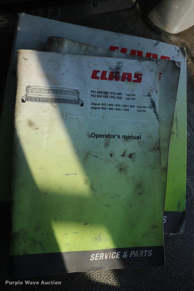 image for item DA6860 2009 Claas PU380HD pickup head