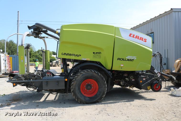 image for item DA6863 2014 Claas 455 Rollant Uniwrap round baler