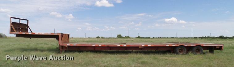 image for item DA6864 1970 Bills 107 drop deck trailer