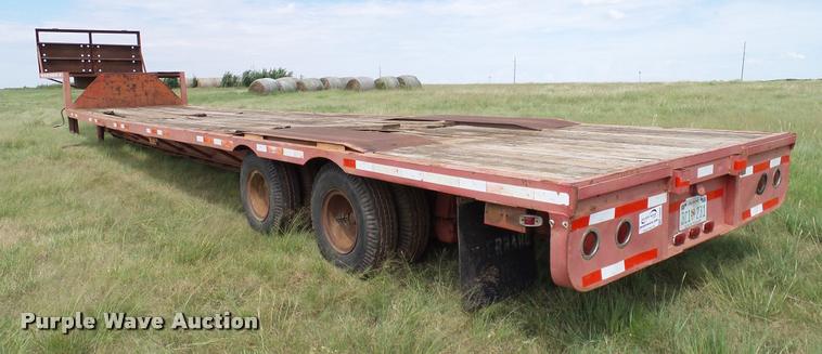 image for item DA6864 1970 Bills 107 drop deck trailer