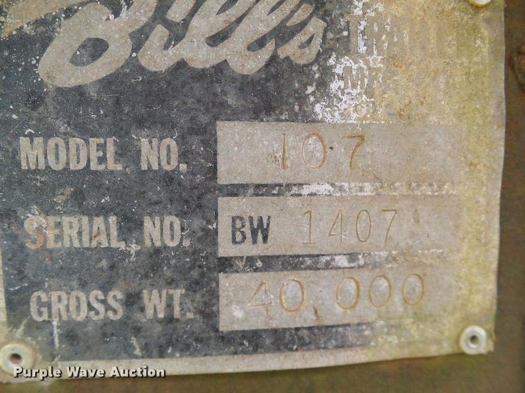 image for item DA6864 1970 Bills 107 drop deck trailer