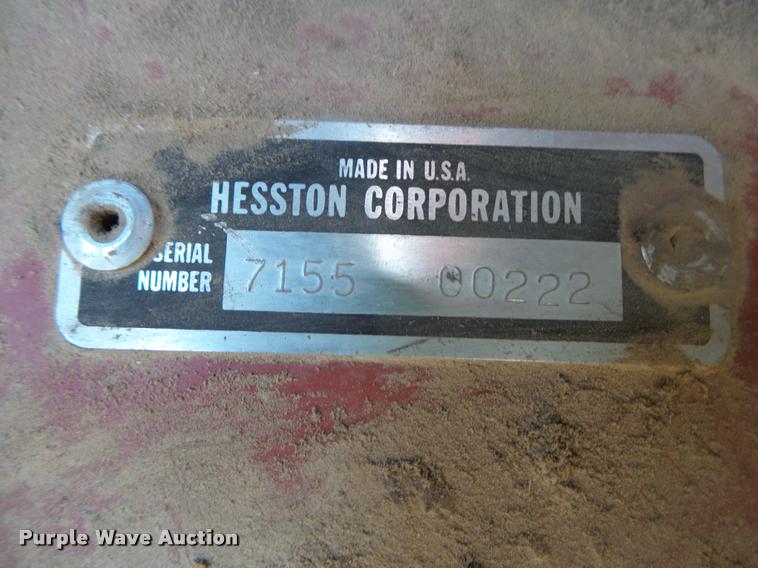 image for item DB7420 Hesston 7155 forage harvester
