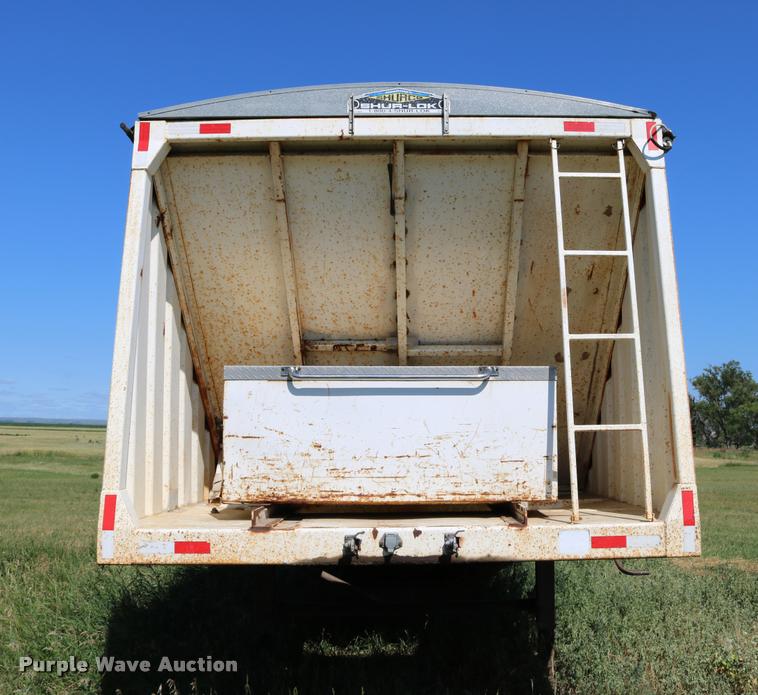 image for item DB9354 2006 shop built double hopper bottom grain trailer
