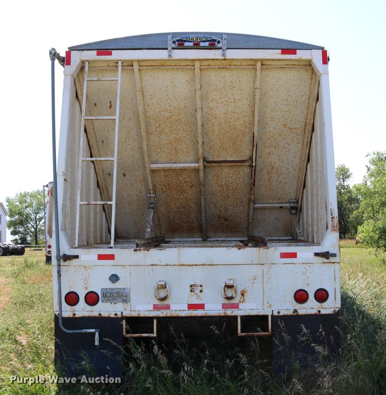 image for item DB9354 2006 shop built double hopper bottom grain trailer
