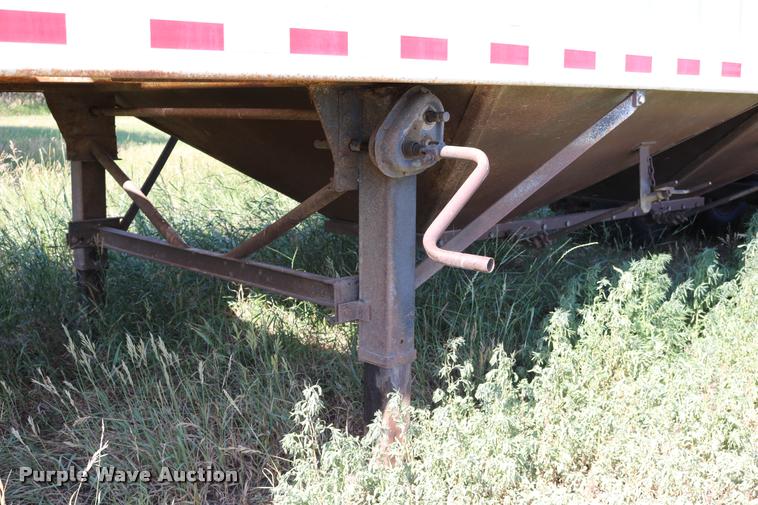 image for item DB9354 2006 shop built double hopper bottom grain trailer