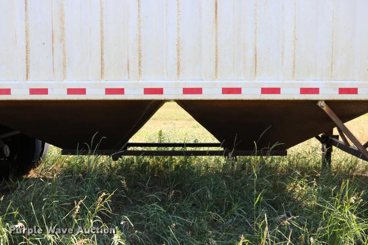 image for item DB9354 2006 shop built double hopper bottom grain trailer