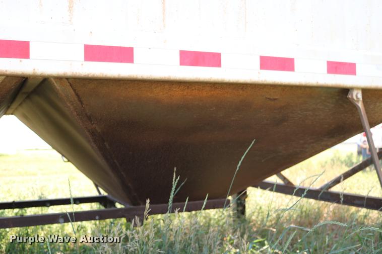 image for item DB9354 2006 shop built double hopper bottom grain trailer