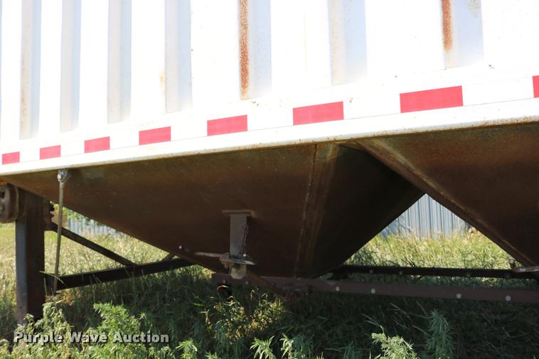 image for item DB9354 2006 shop built double hopper bottom grain trailer