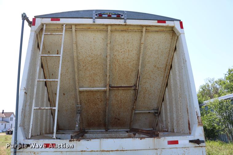 image for item DB9354 2006 shop built double hopper bottom grain trailer