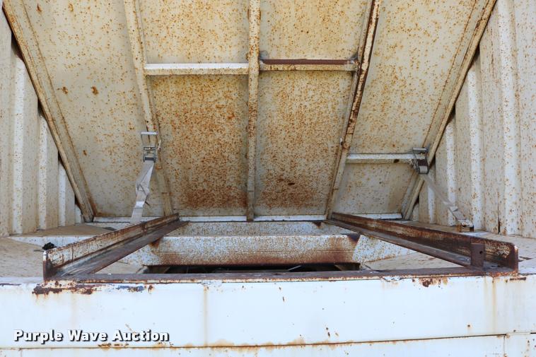 image for item DB9354 2006 shop built double hopper bottom grain trailer