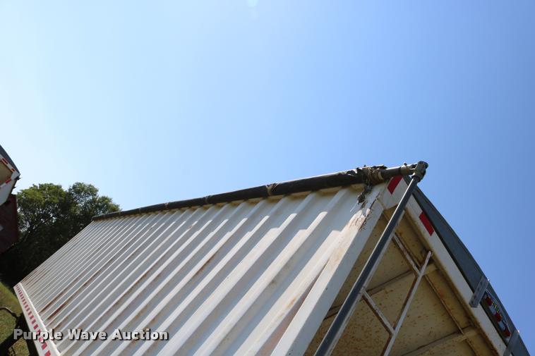 image for item DB9354 2006 shop built double hopper bottom grain trailer