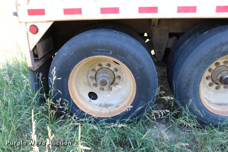 image for item DB9354 2006 shop built double hopper bottom grain trailer