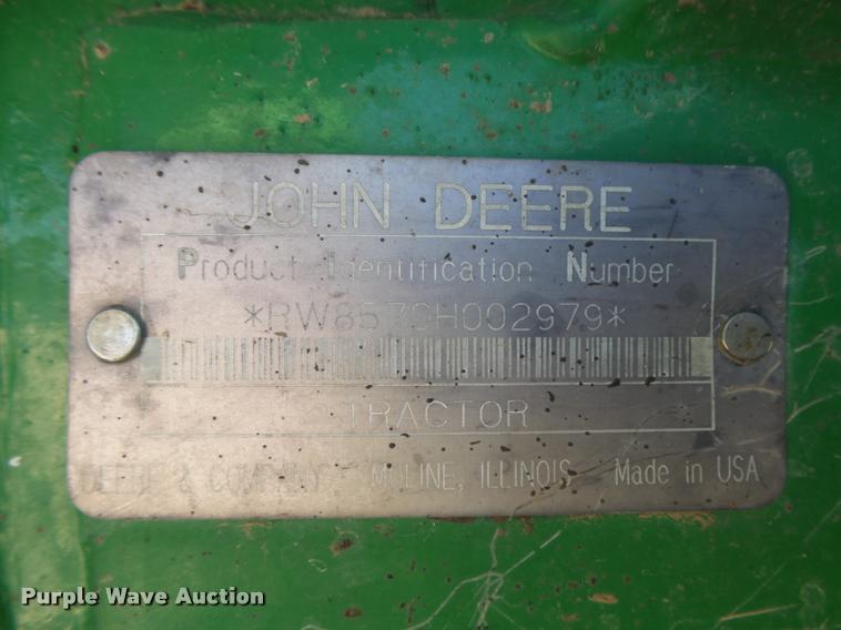 image for item DC3932 1995 John Deere 8570 tractor