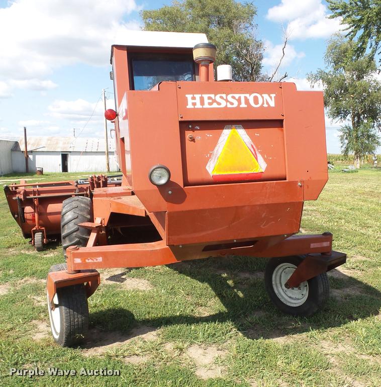 image for item DC5390 1981 Hesston 6550 self-propelled windrower