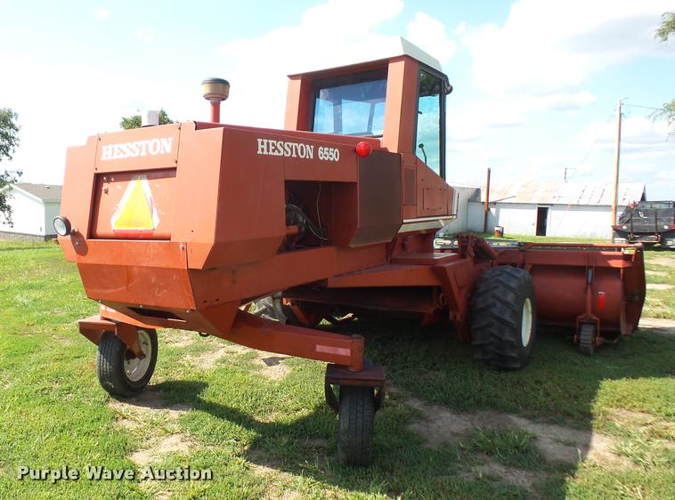 image for item DC5390 1981 Hesston 6550 self-propelled windrower