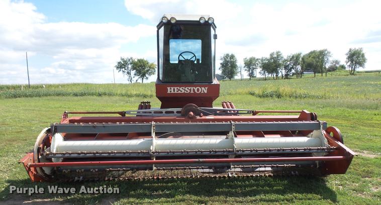 image for item DC5390 1981 Hesston 6550 self-propelled windrower