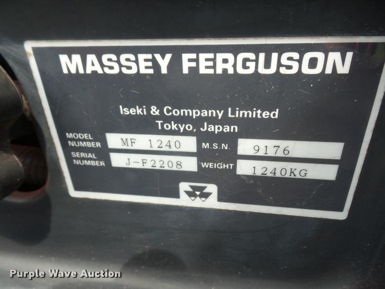 image for item DC5412 2000 Massey-Ferguson 1240 MFWD tractor