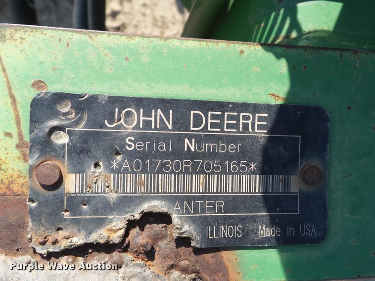 image for item DL9023 John Deere 1730 Max Emerge planer