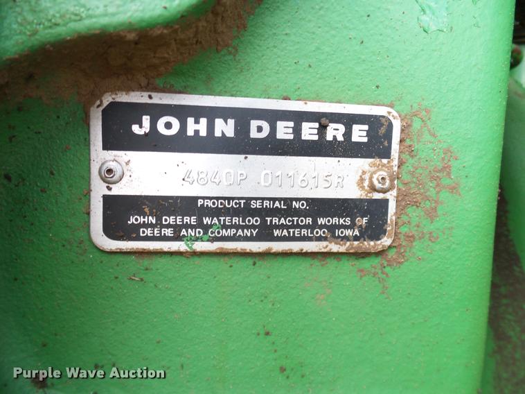 image for item DL9048 1981 John Deere 4840 tractor