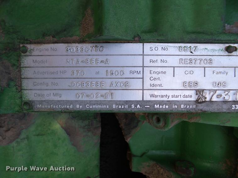 image for item DL9053 1991 John Deere 8960 4WD tractor
