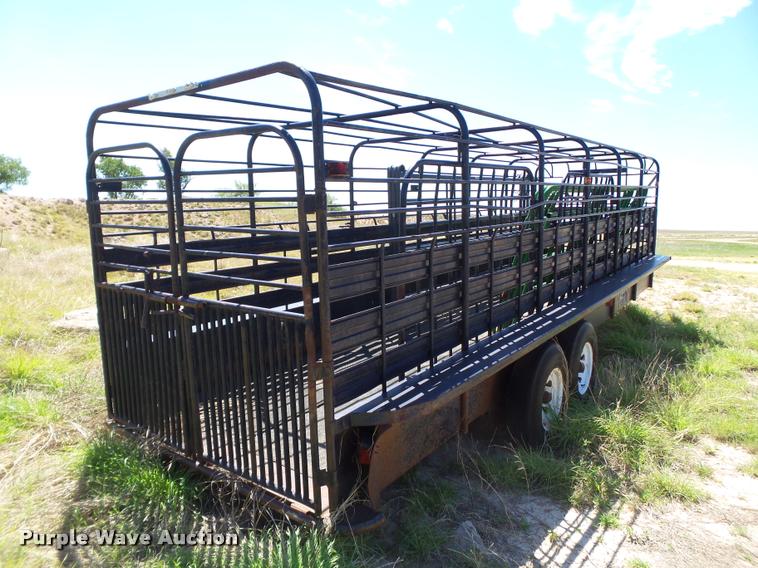 image for item DL9121 1988 Gooseneck livestock trailer