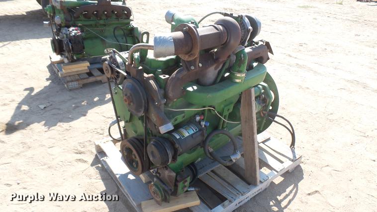 image for item EB9027 John Deere six cylinder diesel engine