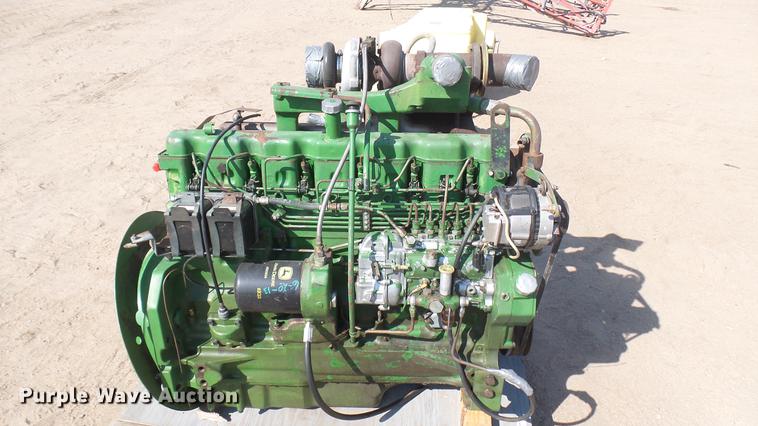 image for item EB9027 John Deere six cylinder diesel engine