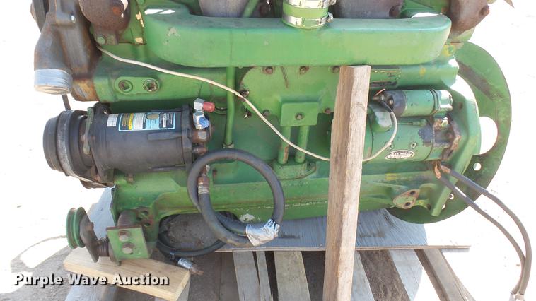image for item EB9027 John Deere six cylinder diesel engine