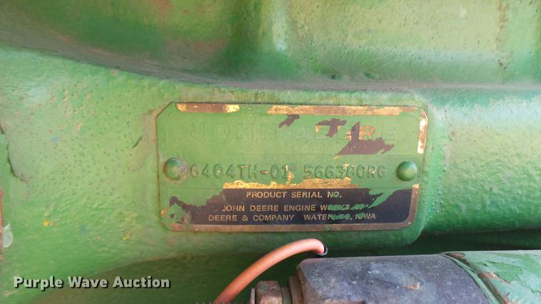 image for item EB9027 John Deere six cylinder diesel engine