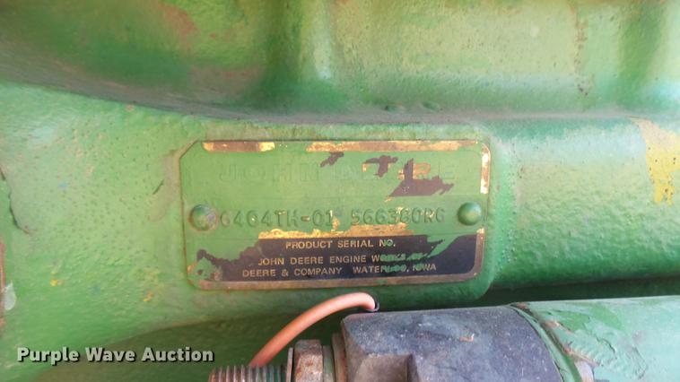 image for item EB9027 John Deere six cylinder diesel engine